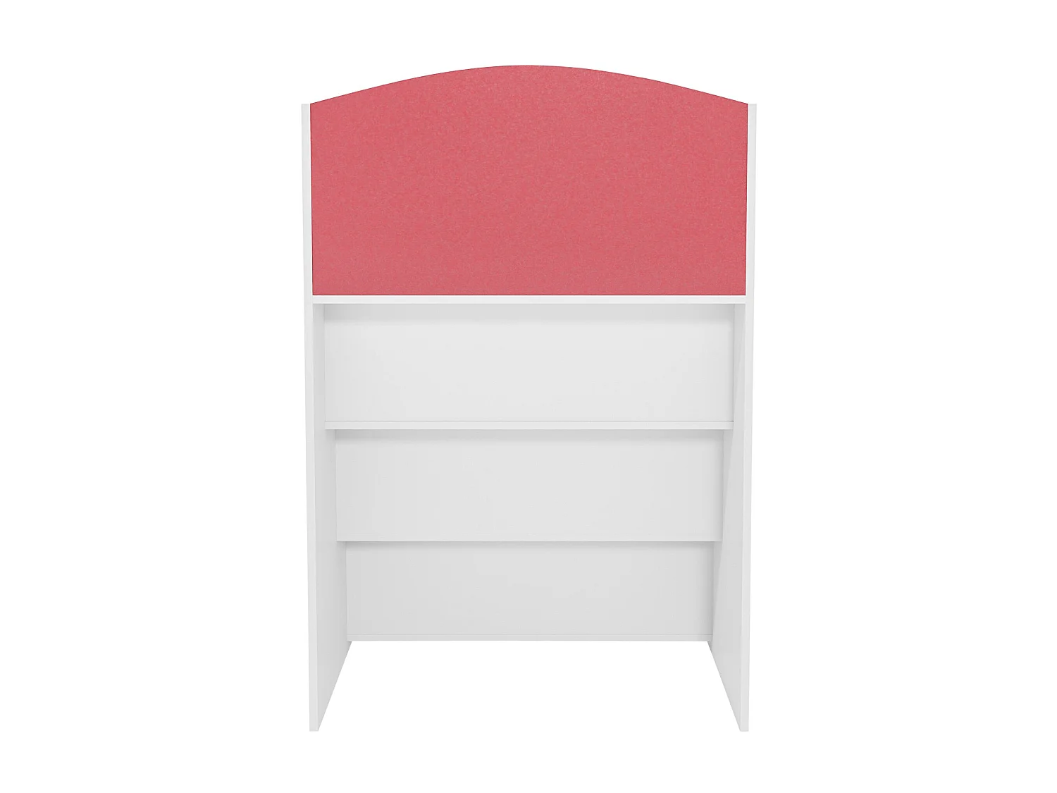 Étagère à livres - Bois - 60 cm - Blanc - Melfa