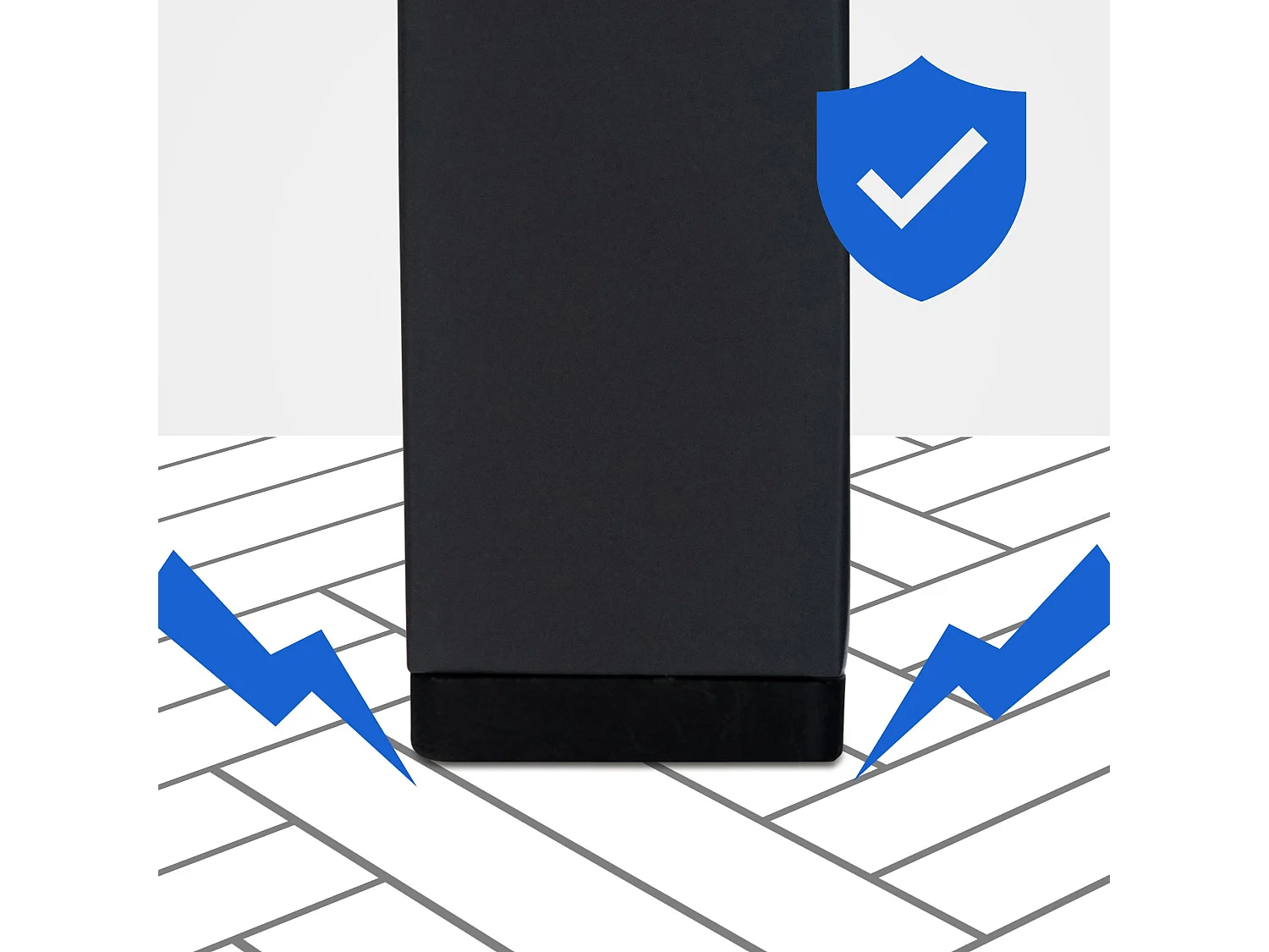 Kledingrek - Metaal - 150x38x120 - zwart - Melva