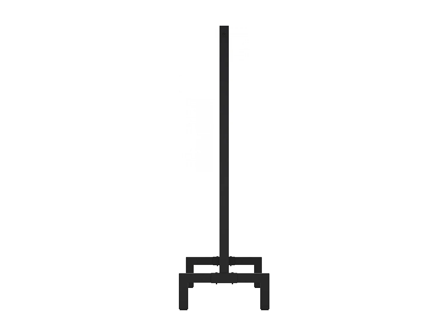 Portant à vêtement - Métal - 150x38x120 - Noir - Melva