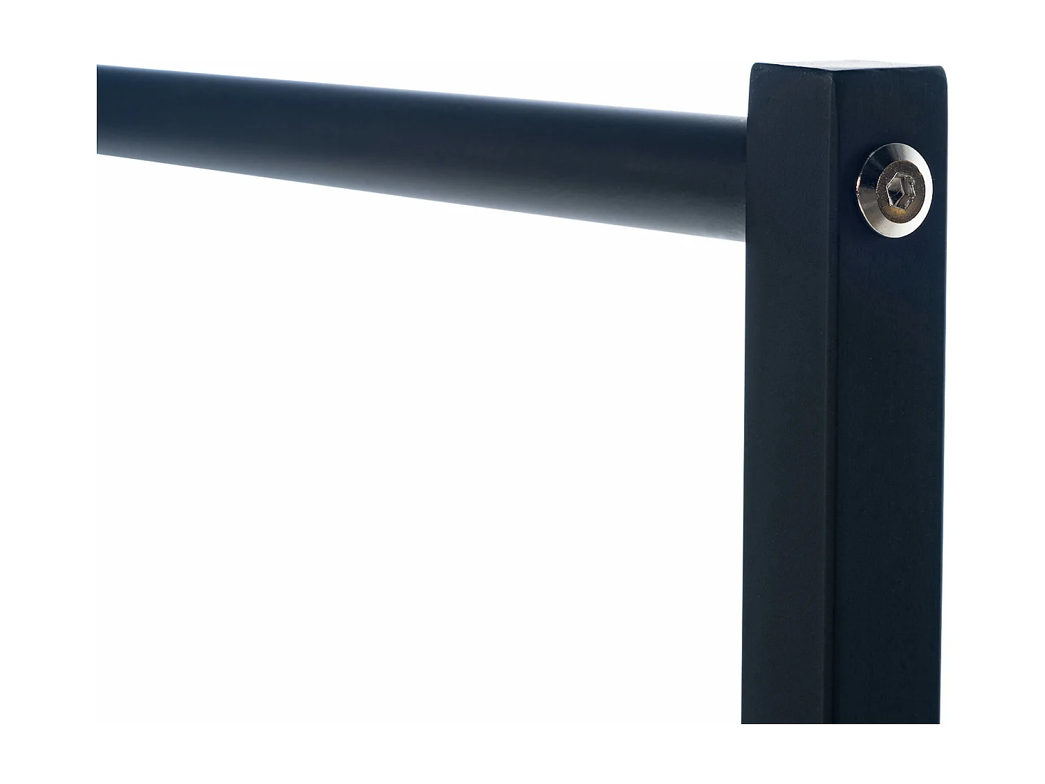 Perchero - Metal - 150x38x120 cm - Negro - Lara