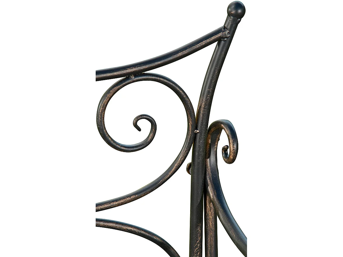 Banc de jardin - Métal - Bronze - Tara
