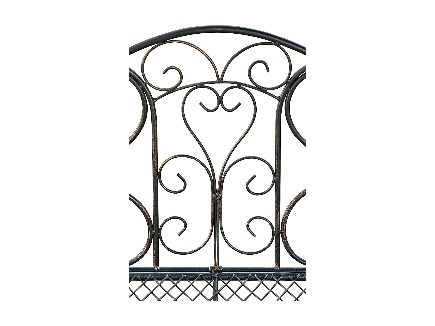 Banc de jardin - Métal - Bronze - Tara