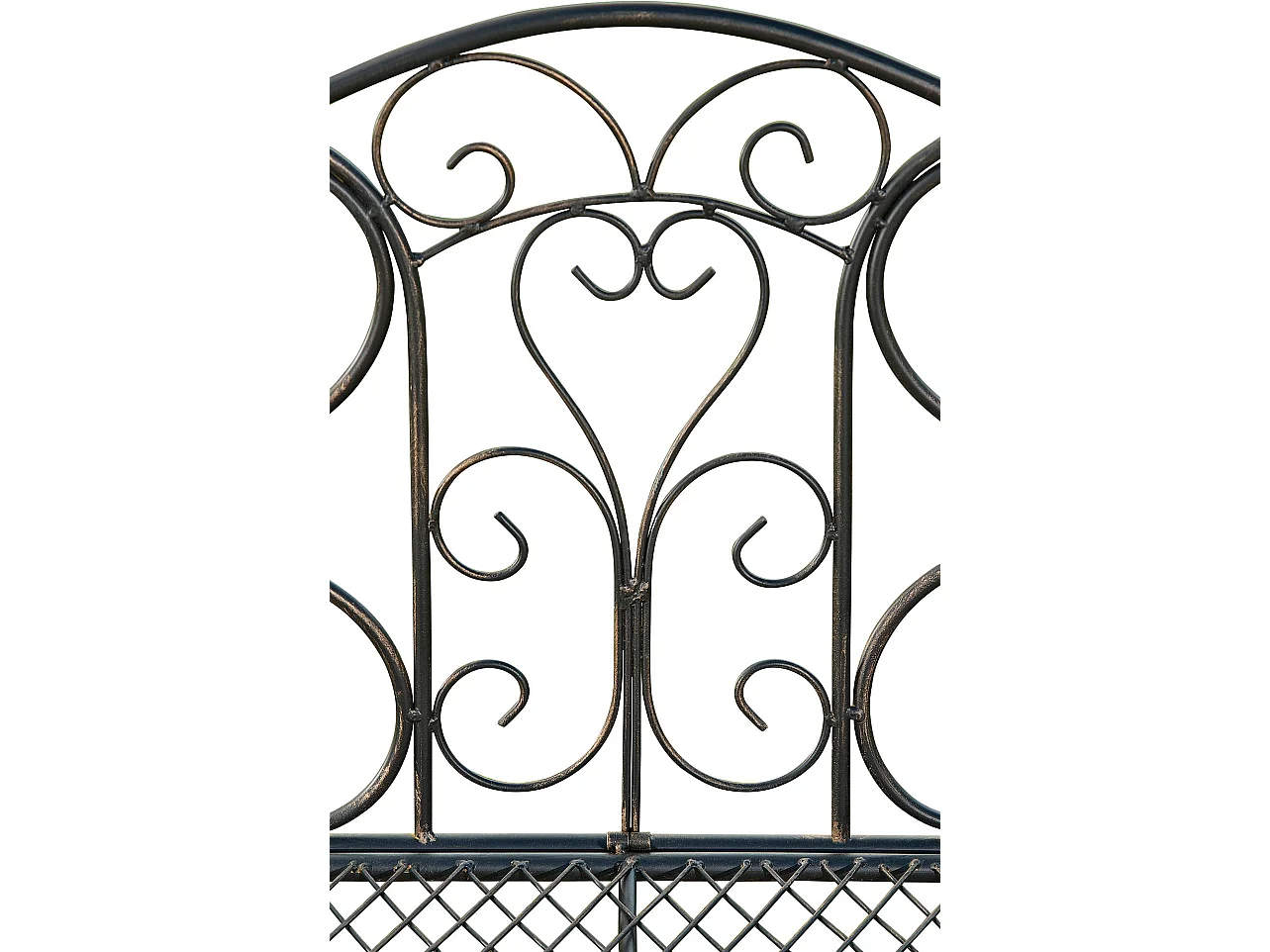 Banc de jardin - Métal & Acier inoxydable - Bronze - Tara