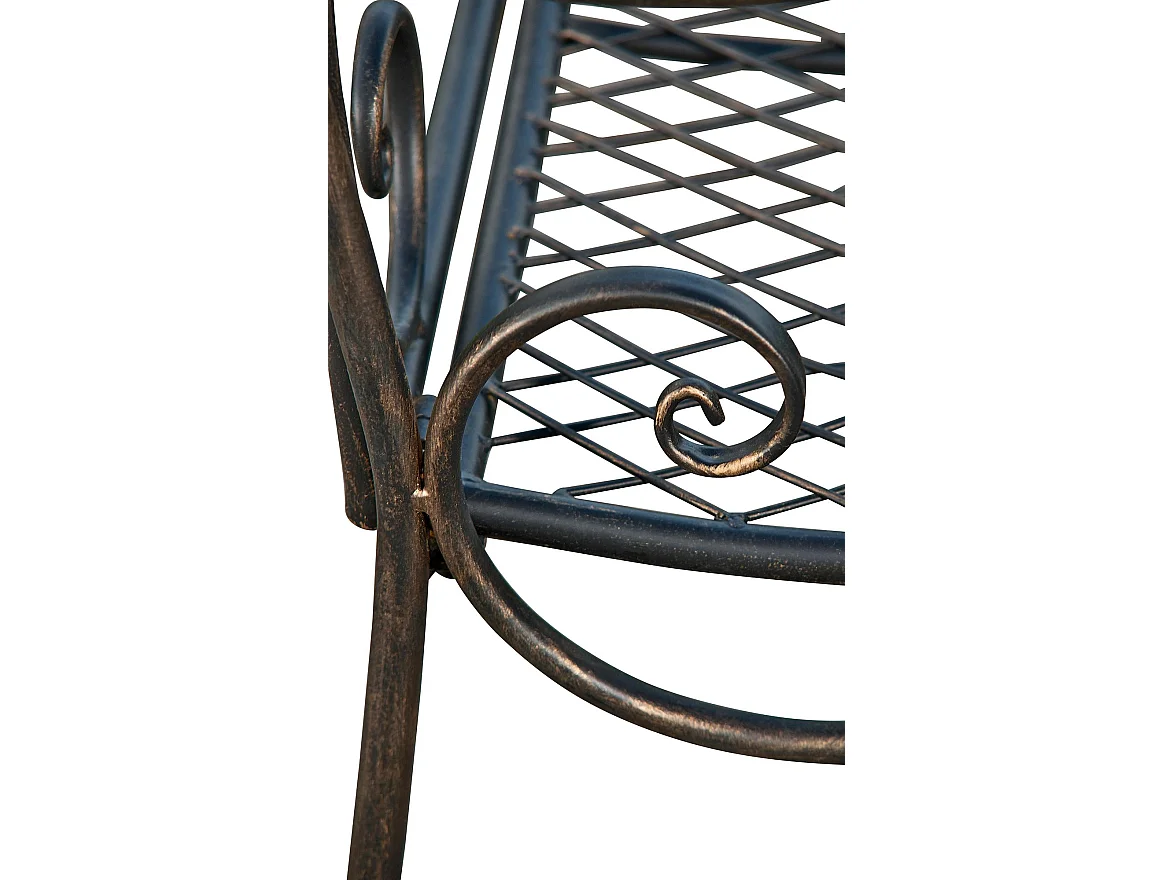 Banc de jardin - Métal & Acier inoxydable - Bronze - Tara