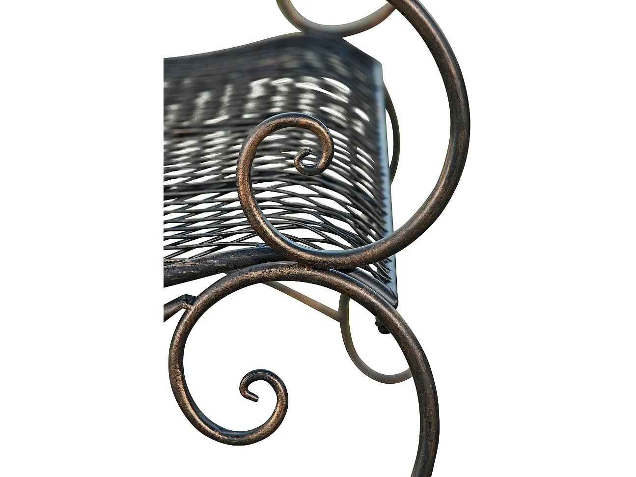 Banc de jardin - Métal & Acier inoxydable - Bronze - Tara