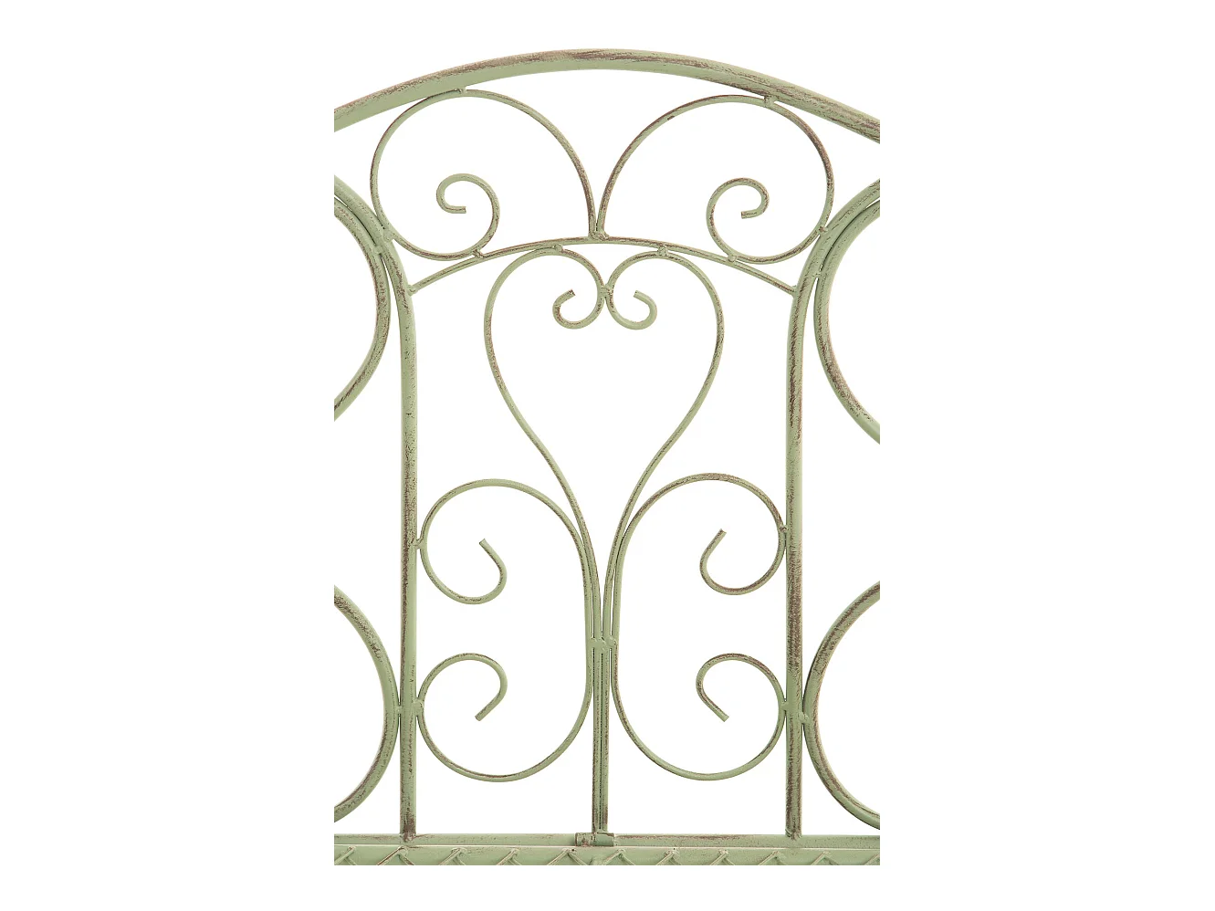 Banc de jardin - Métal - Vert antique - Tara