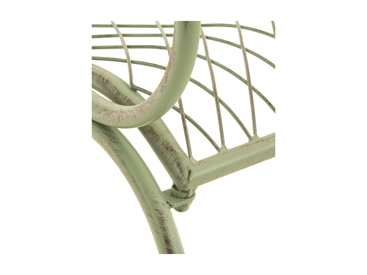 Banc de jardin - Métal - Vert antique - Tara