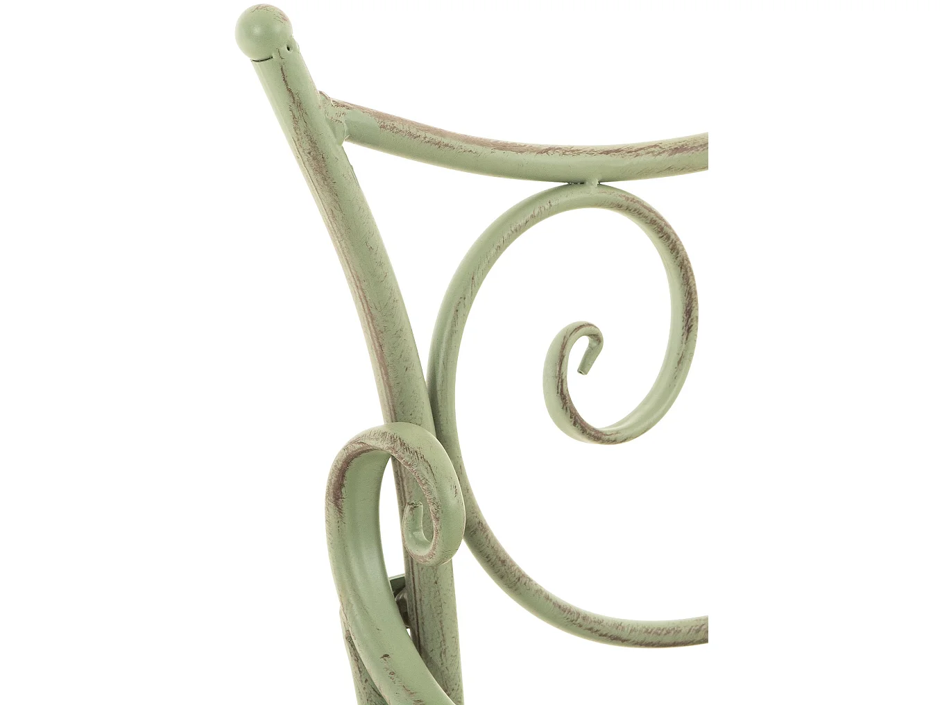 Banc de jardin - Métal & Acier inoxydable - Vert antique - Tara
