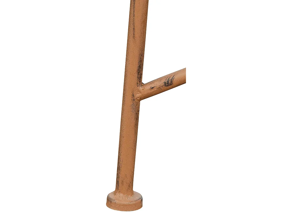 Banc de jardin - Métal & Acier inoxydable - Marron antique - Tara
