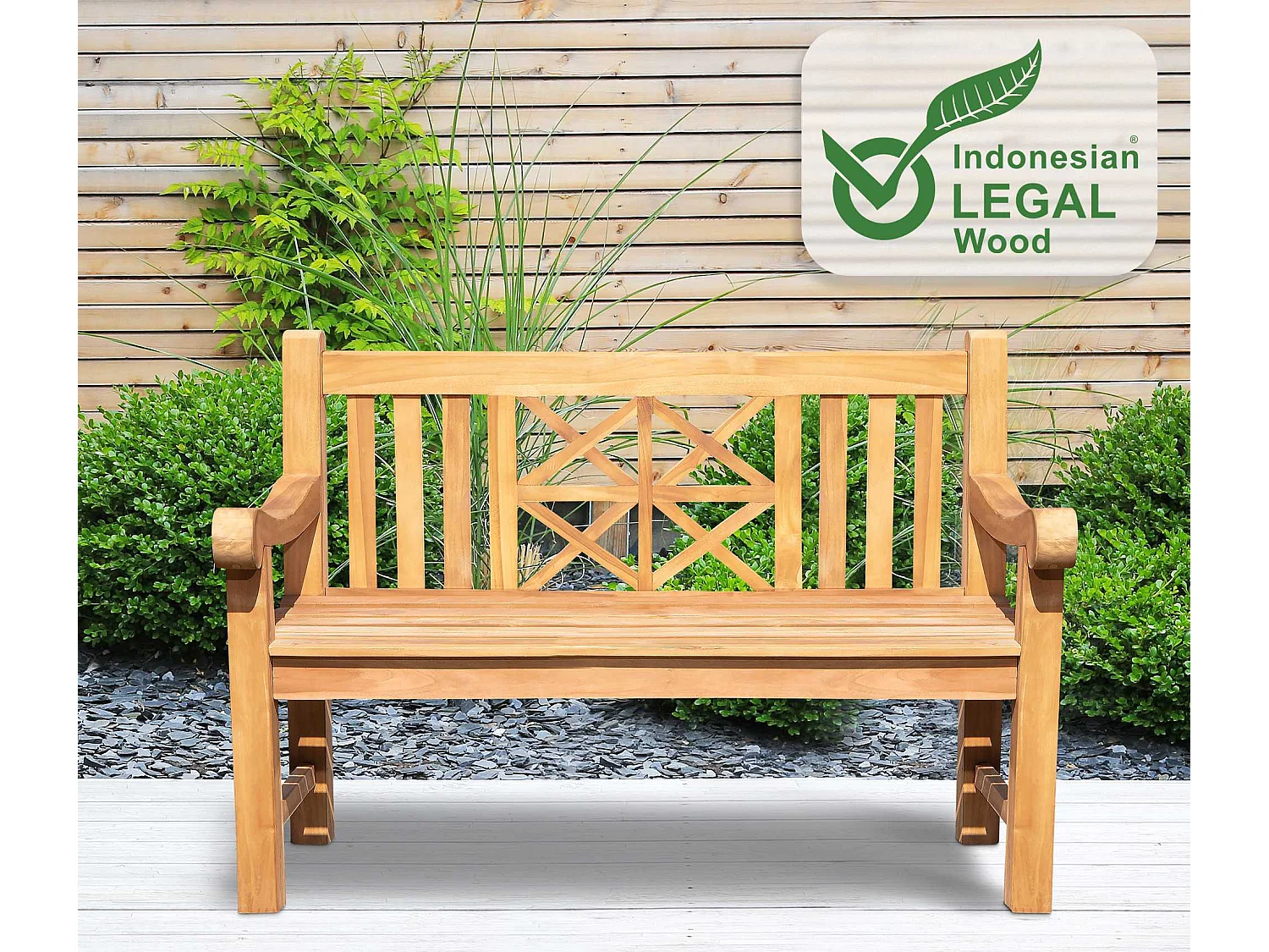 Banc de jardin - Bois - Teck - Florida