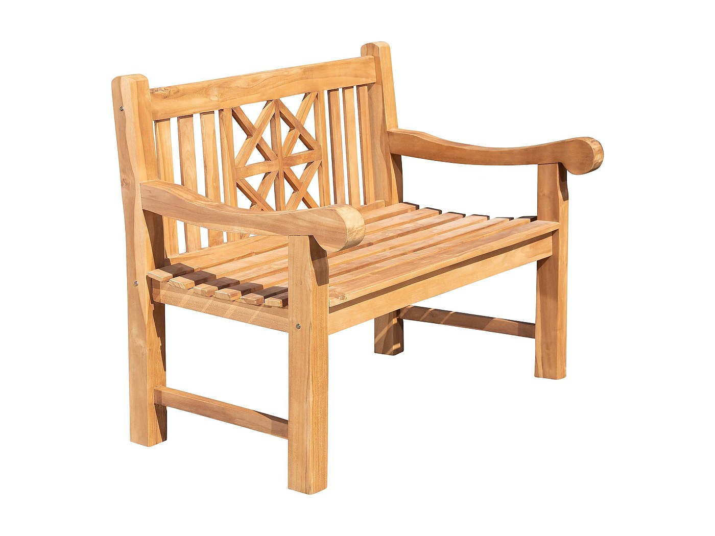 Banc de jardin - Plastique & Bois - Teck - Florida