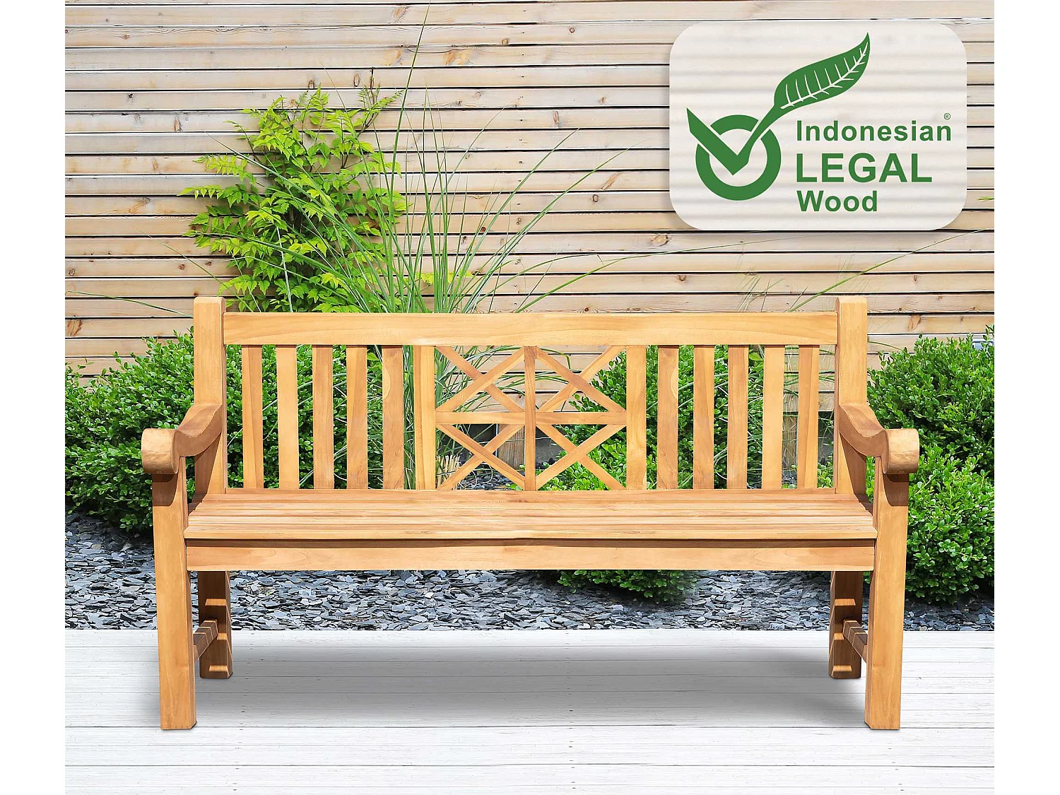 Banc de jardin - Bois - Teck - Florida