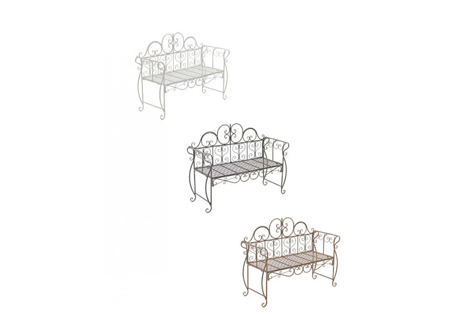 Tuinbank - Metaal - bronzen - Minna