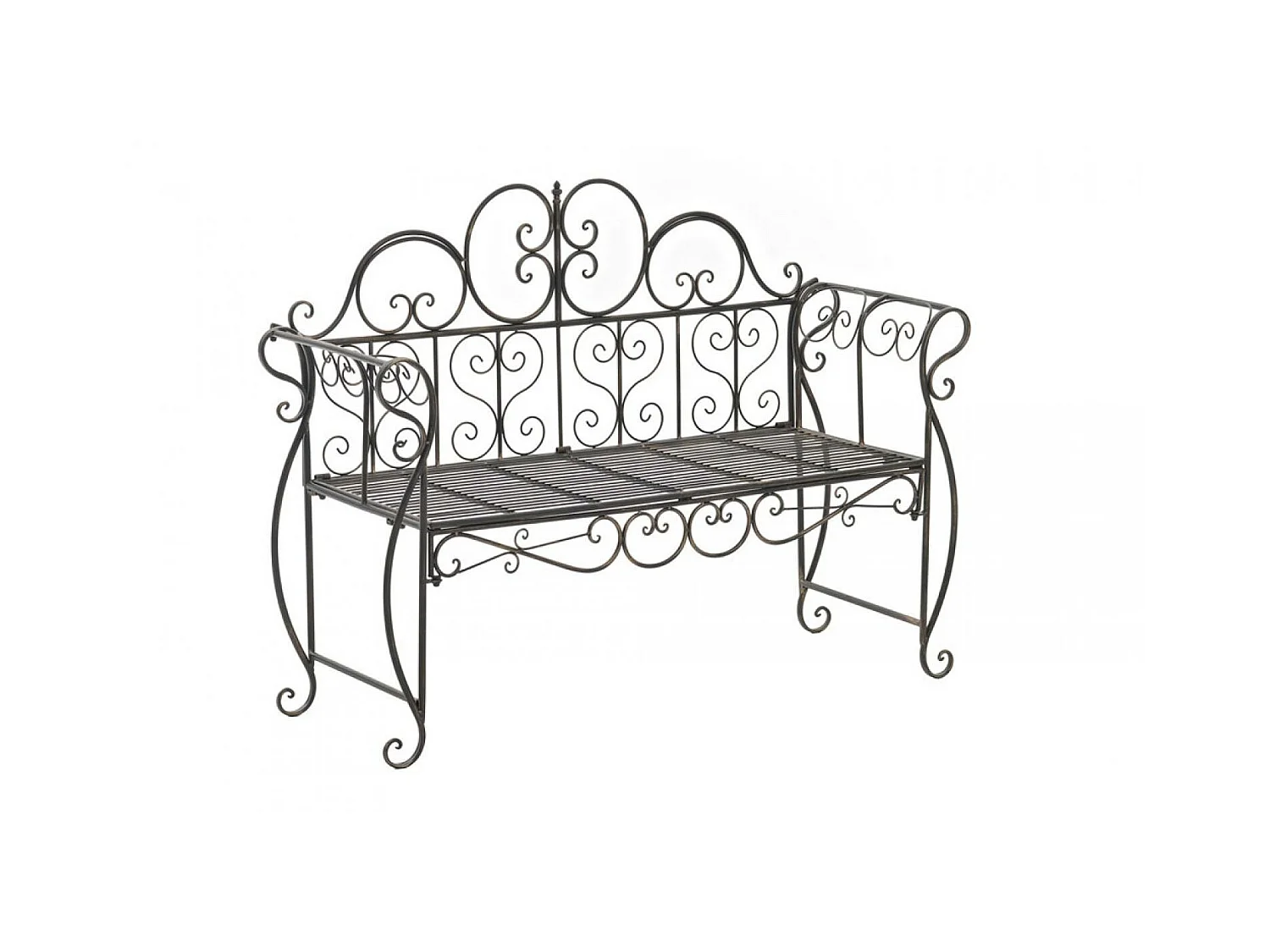Banc de jardin - Métal - Bronze - Minna