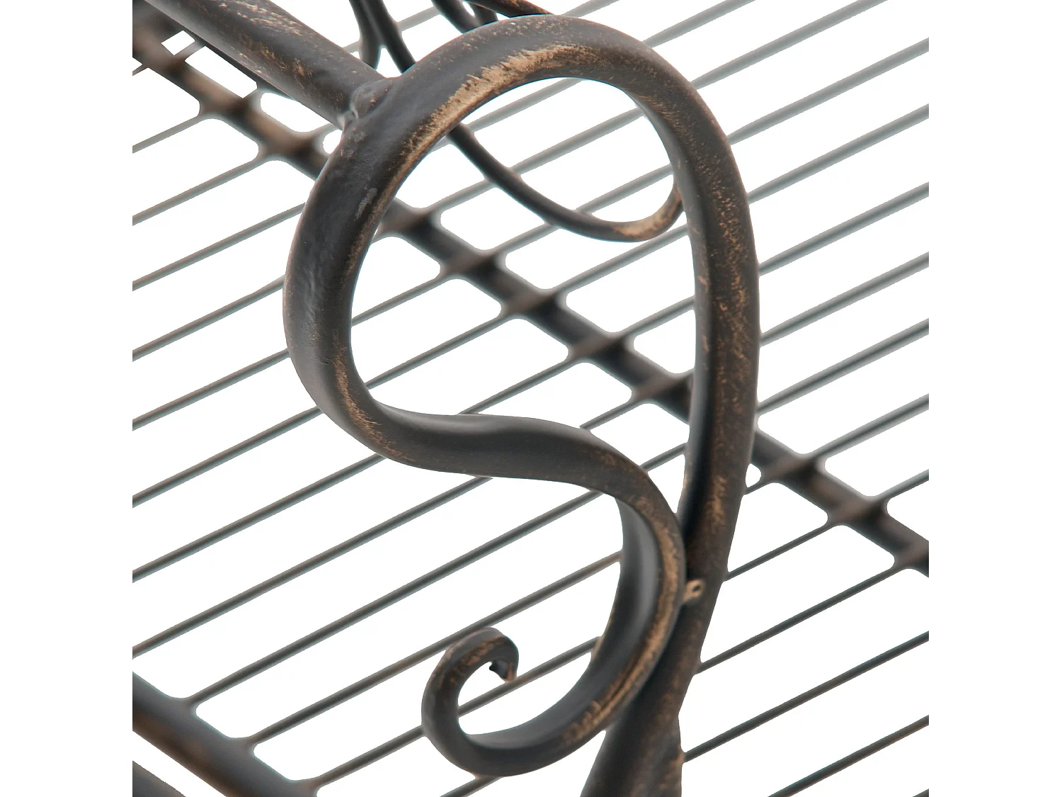 Banc de jardin - Métal - Bronze - Minna