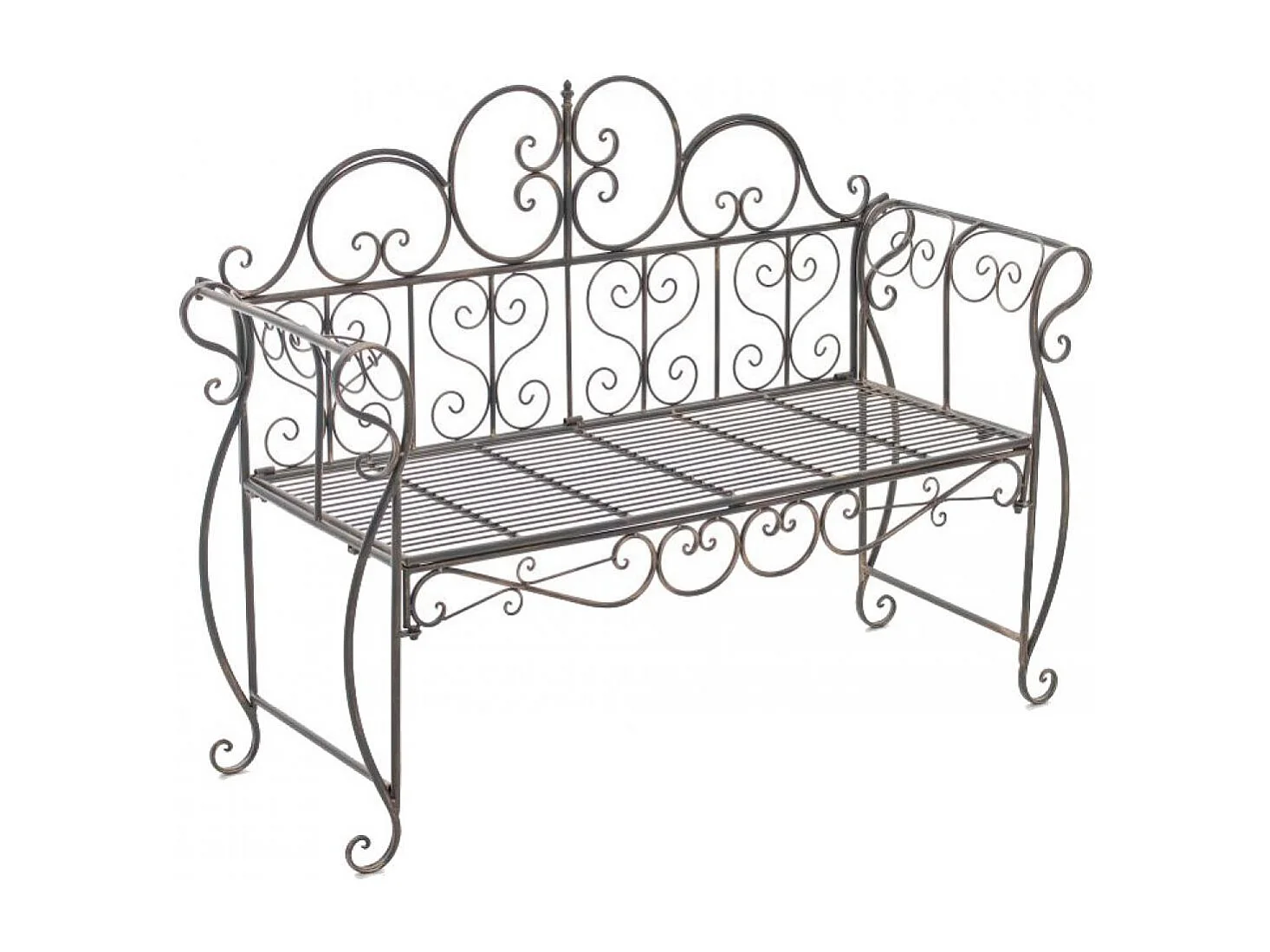 Banc de jardin - Métal - Bronze - Minna