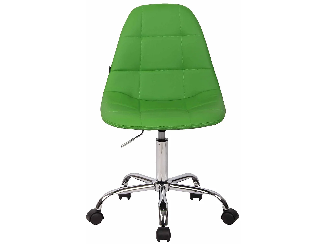 Chaise de bureau - Similicuir & Métal chromé - Vert - Reims