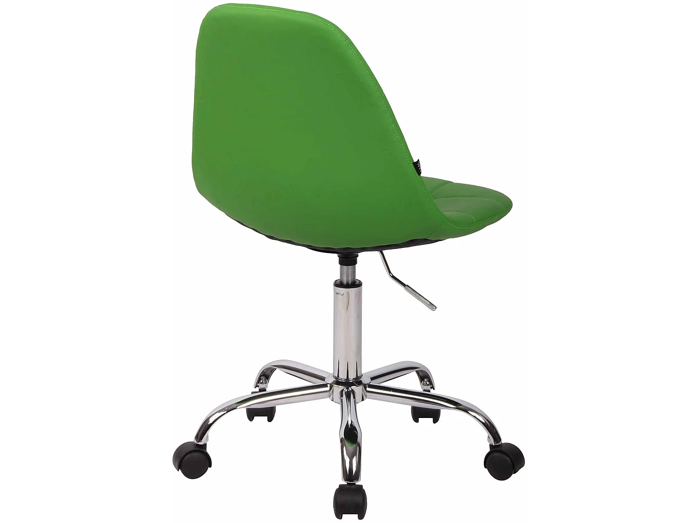 Chaise de bureau - Similicuir & Métal chromé - Vert - Reims