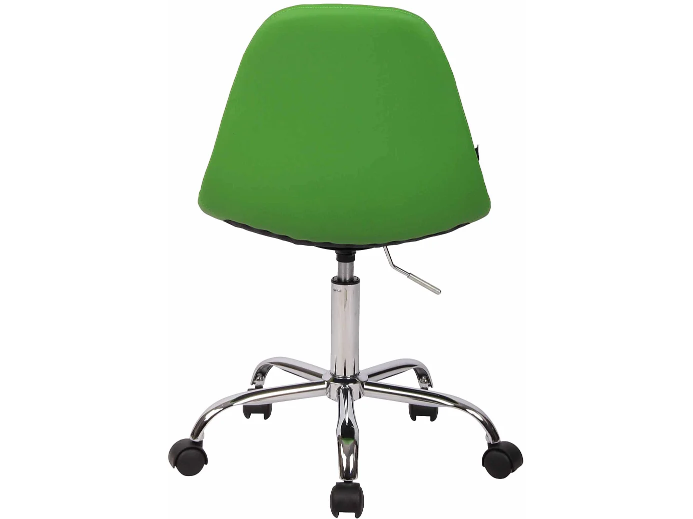 Chaise de bureau - Similicuir & Métal chromé - Vert - Reims