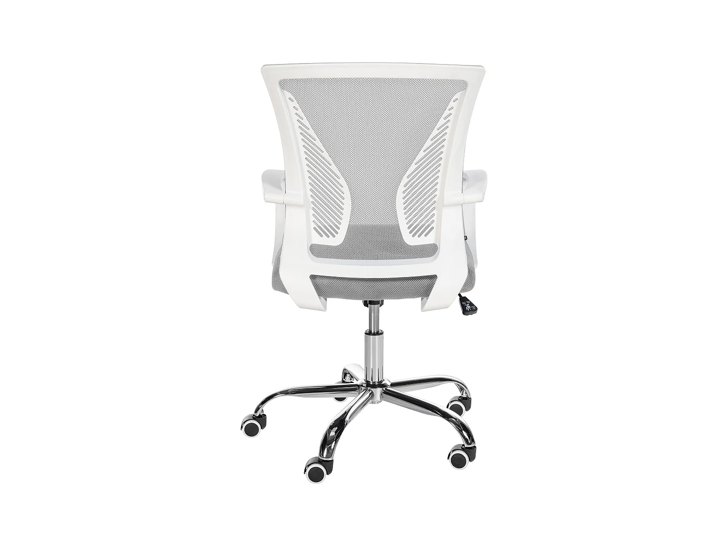 Bureaustoel - Microfiber & chroom - licht grijs - Tracy
