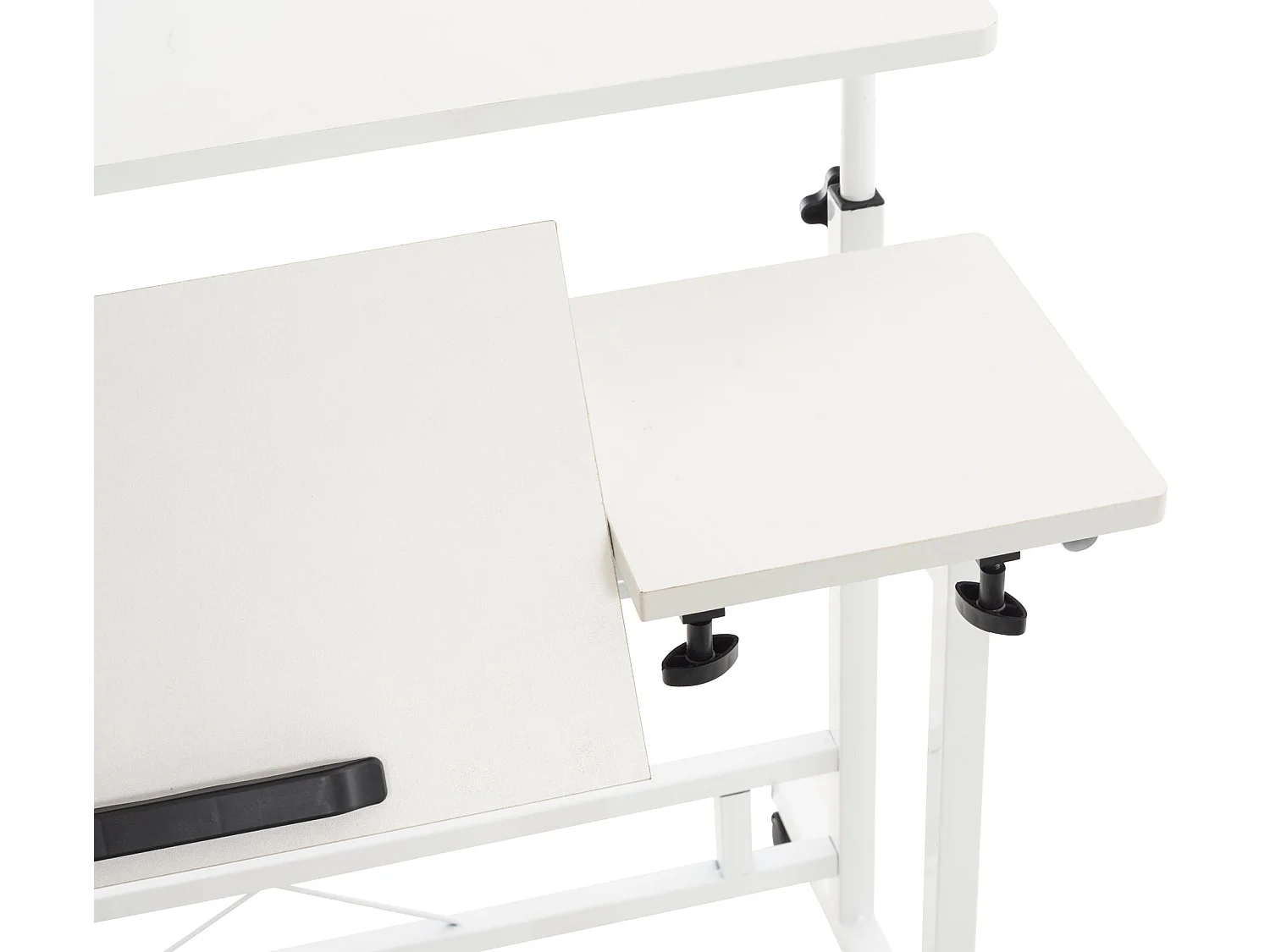 table de bureau - Bois & Métal - Blanc - Telford