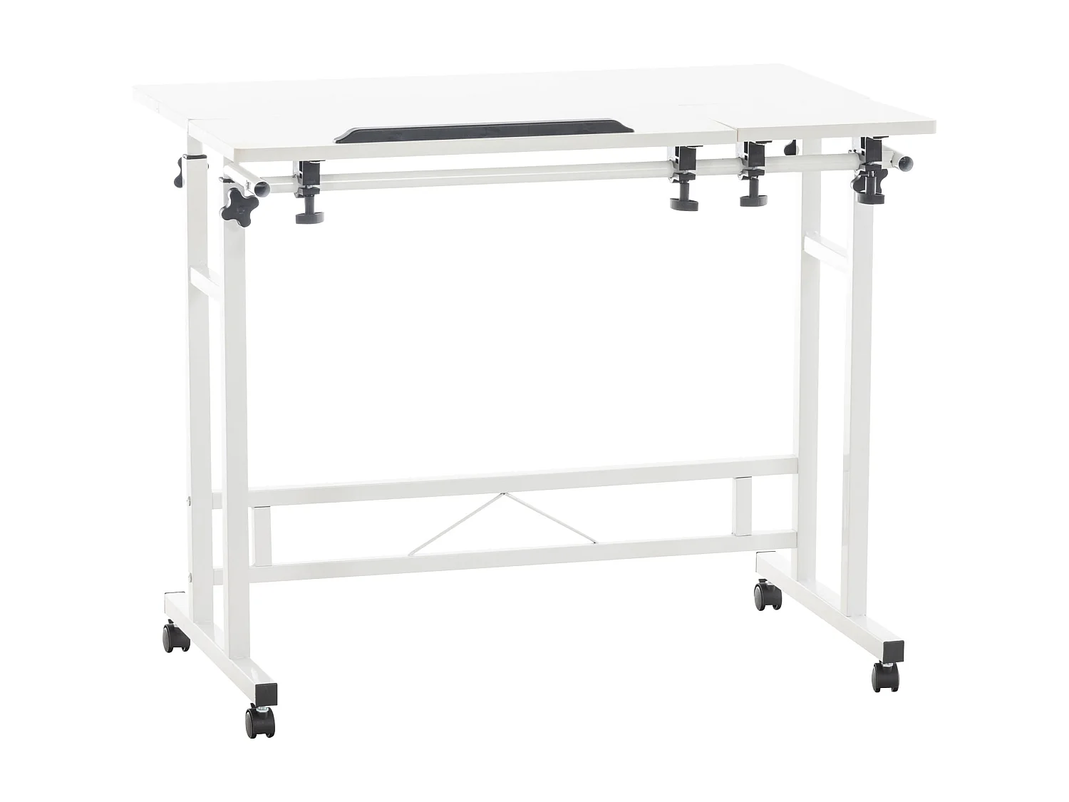 table de bureau - Bois & Métal - Blanc - Telford