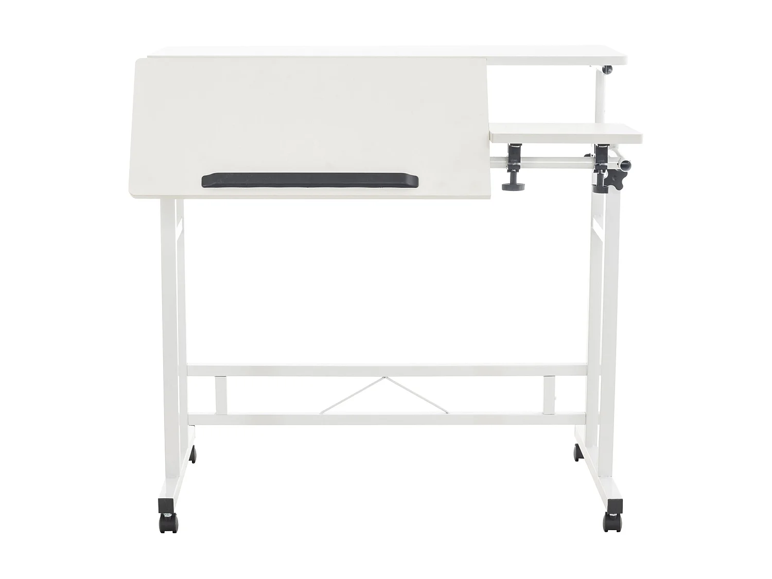 table de bureau - Bois & Métal - Blanc - Telford