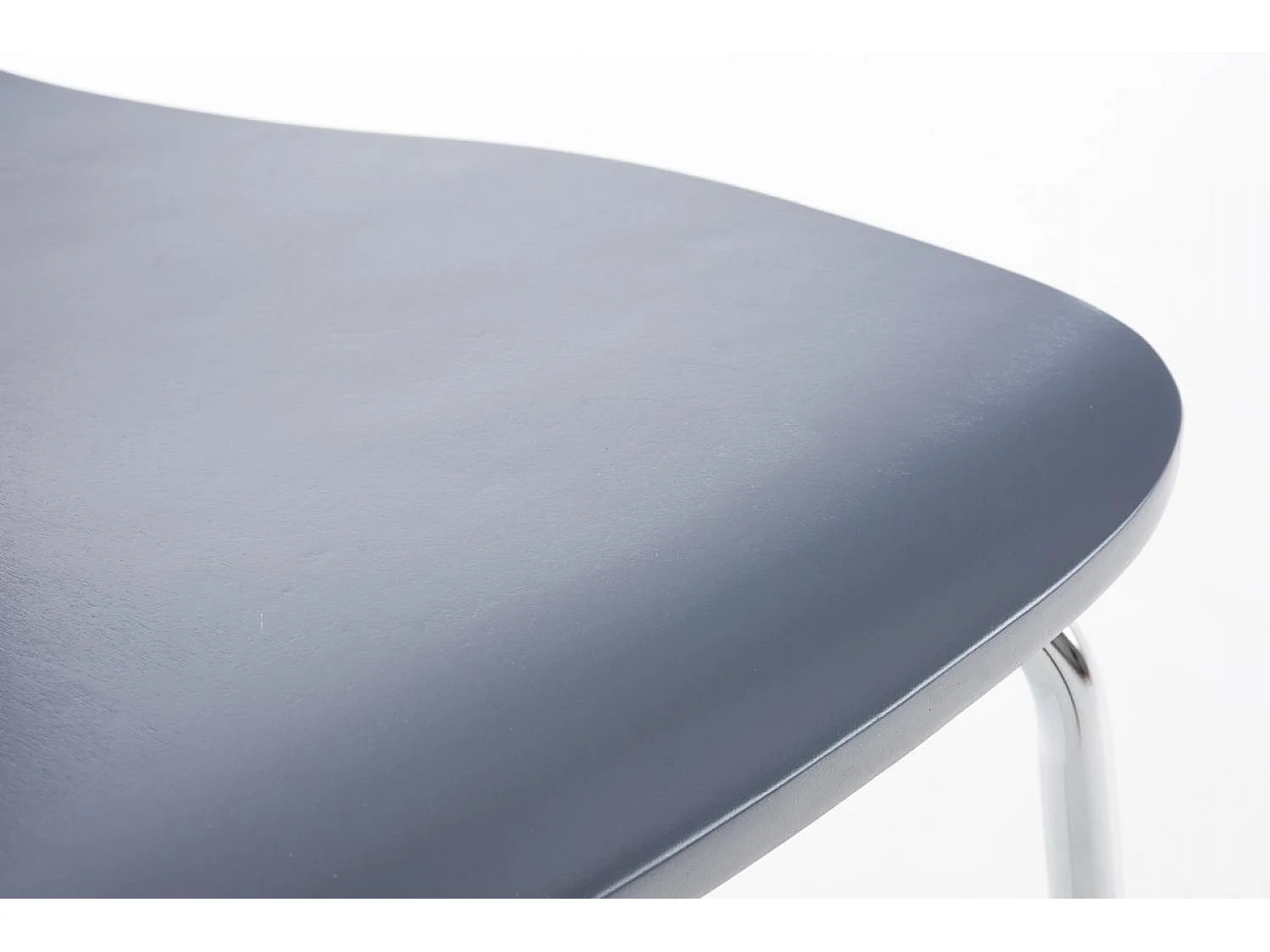 Set van 2  Conferentiestoelen - Hout & wit - grijs - Aaron