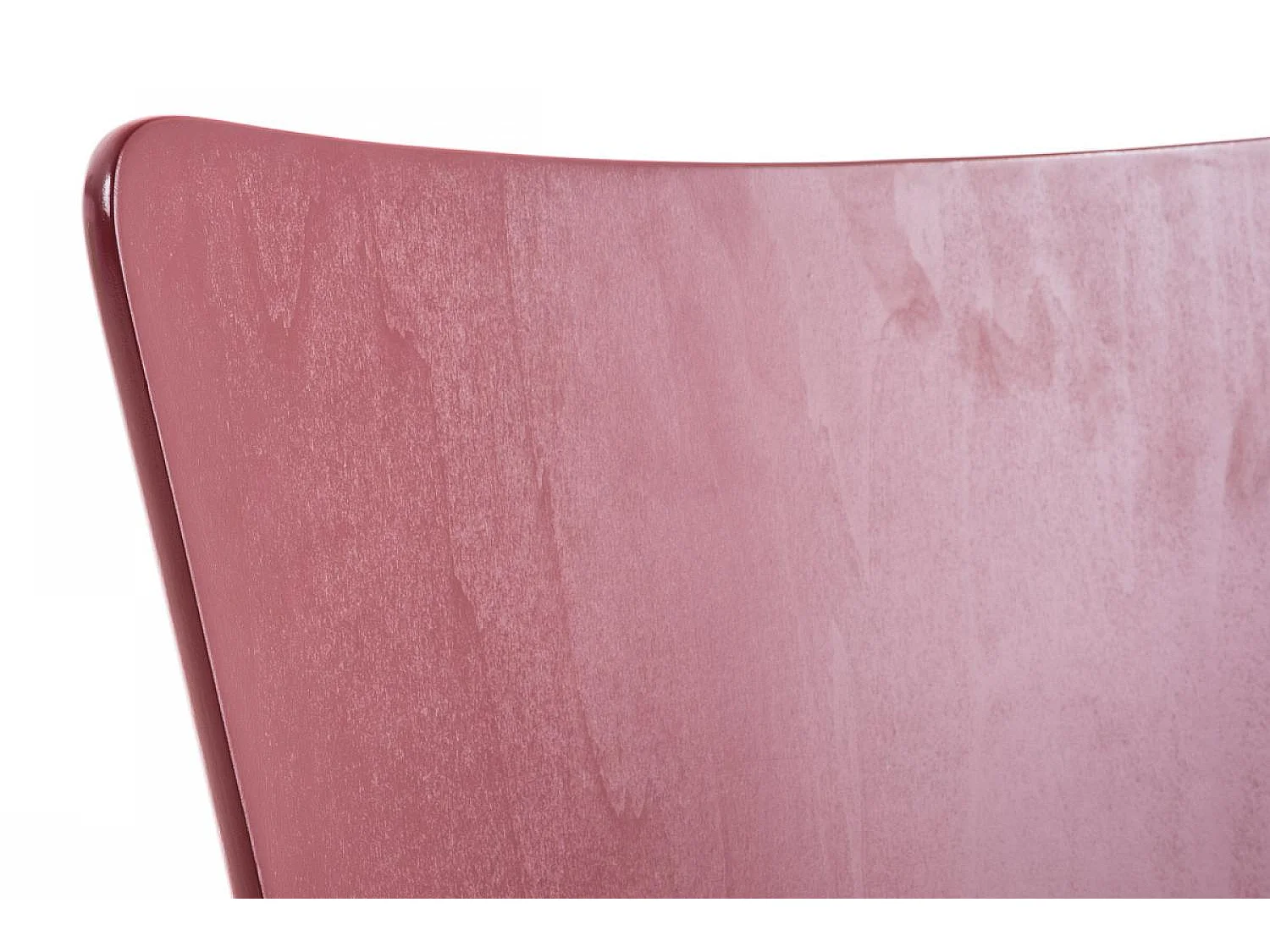 Lot de 4  Chaise de conférence - Bois & Nature - Rouge - Aaron