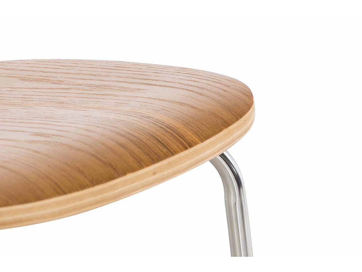 Lot de 16  Chaise de conférence - Bois & Gris - Chêne - Aaron