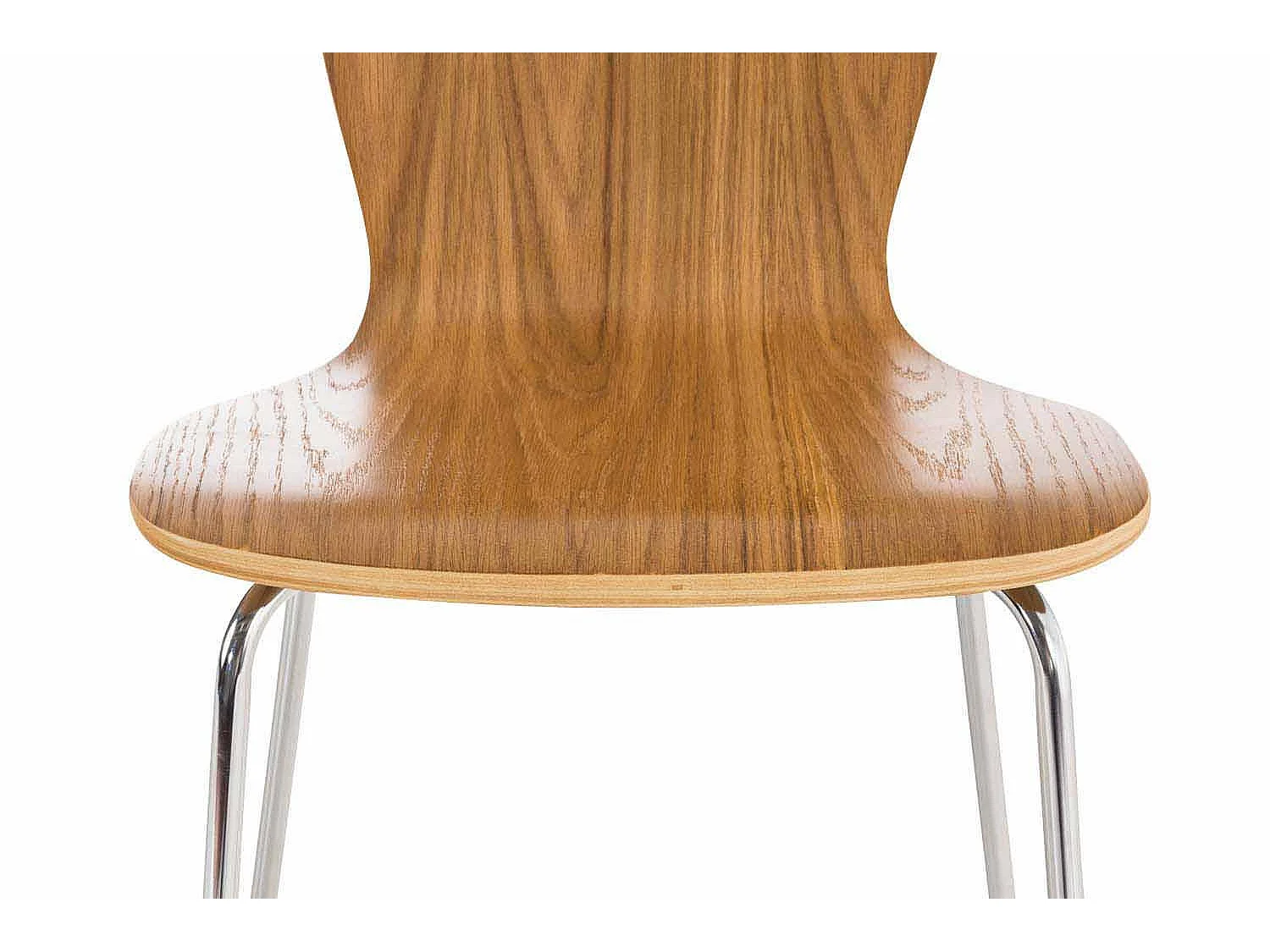 Lot de 16  Chaise de conférence - Bois & Gris - Chêne - Aaron