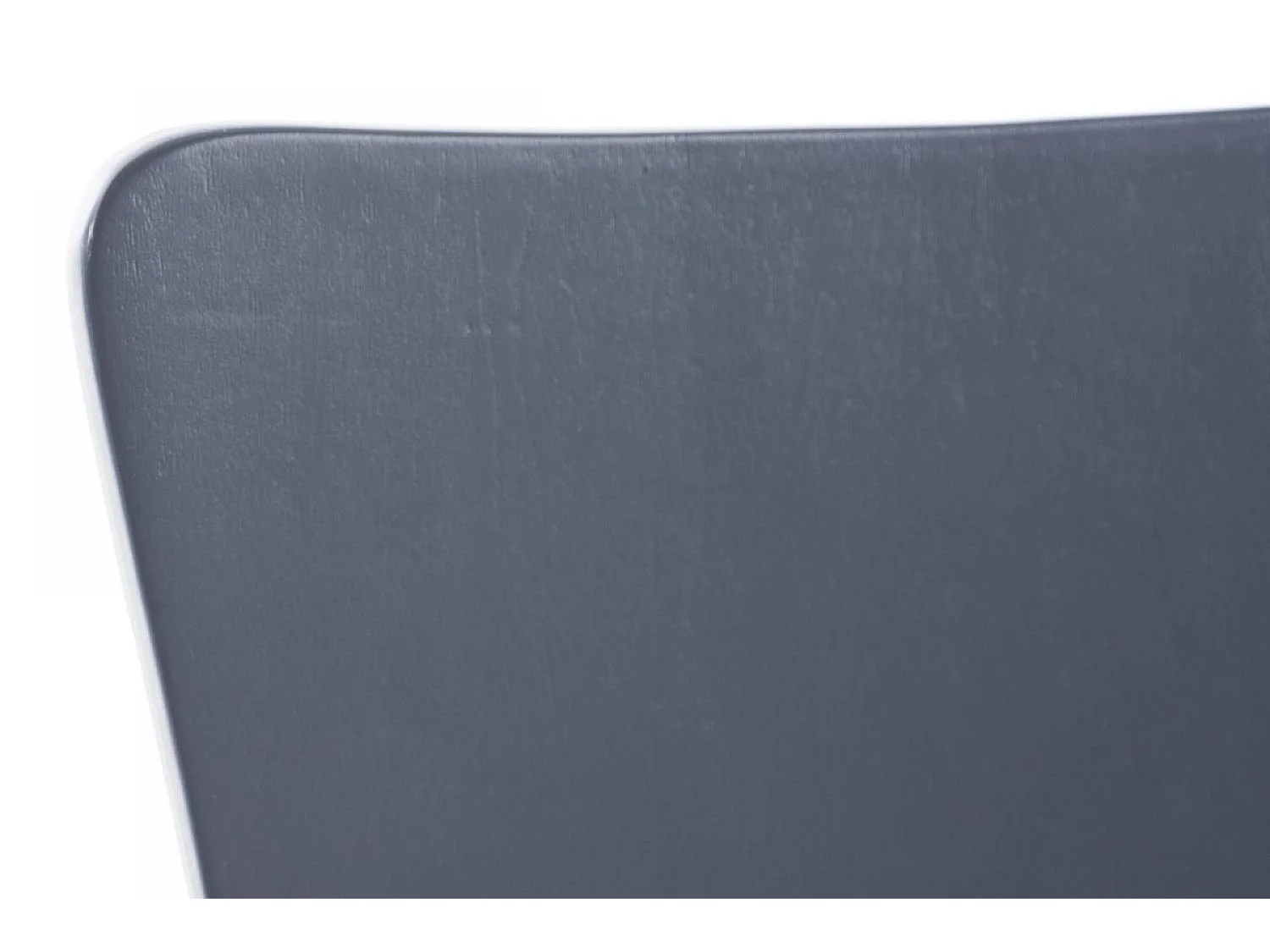 Lot de 8  Chaise de conférence - Bois & Blanc - Gris - Aaron