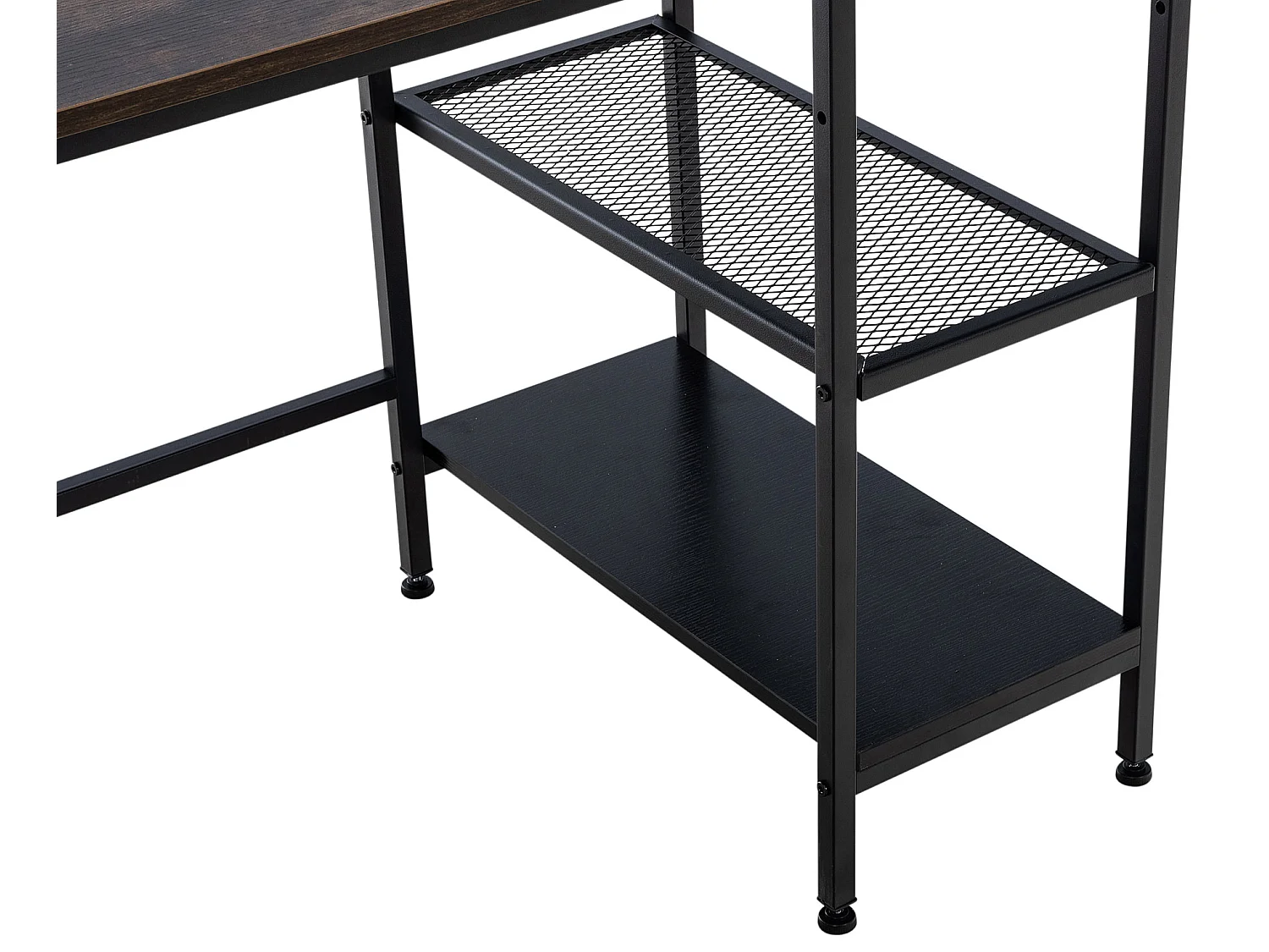 table de bureau - Bois - Noir / Marron - 120cm Oviedo