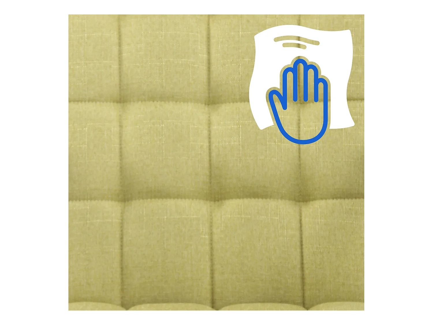 Sedia da ufficio - Tessuto & Metallo in look cromato - verde - Terni