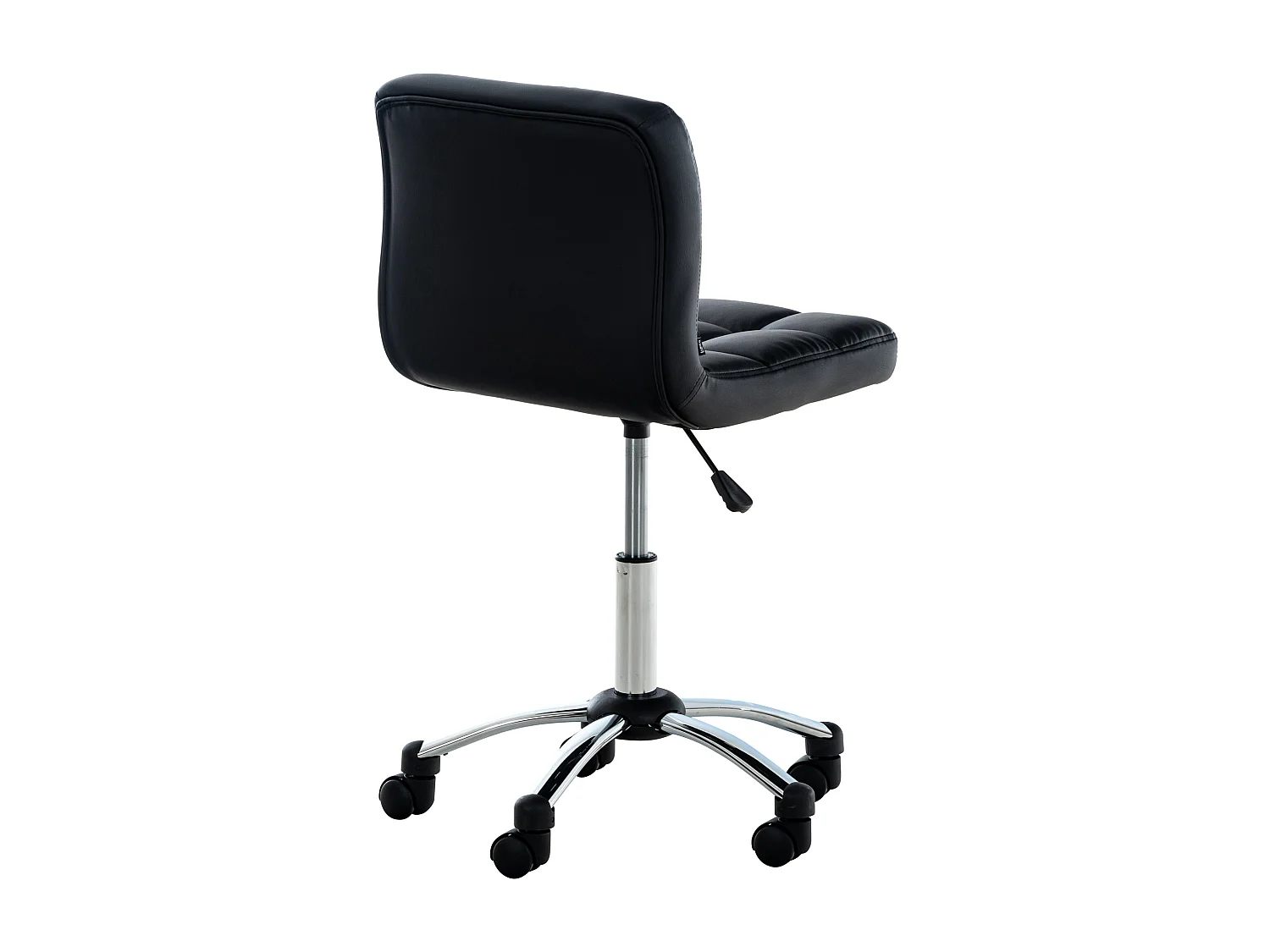 Chaise de bureau - Similicuir & Métal - Noir - Medica