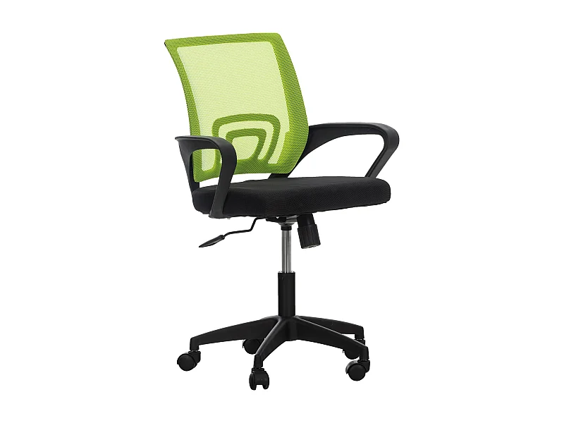 Chaise de bureau - Microfibre & Plastique - Vert - Auburn