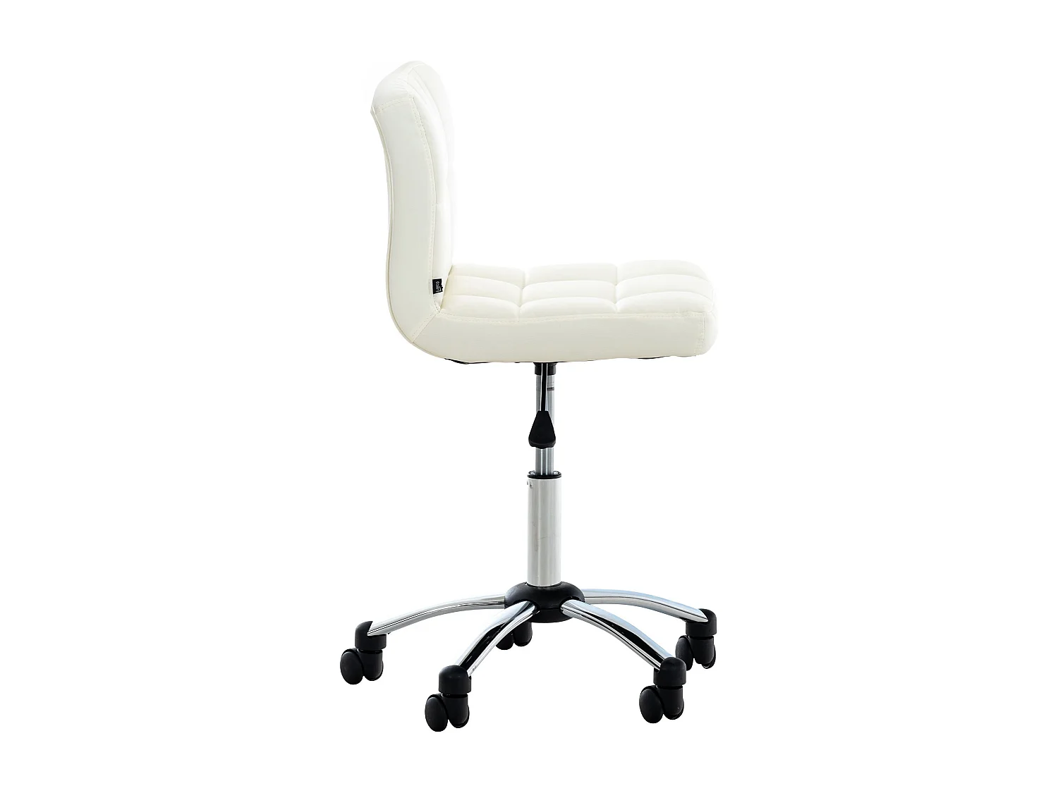 Chaise de bureau - Similicuir - Blanc - Medica