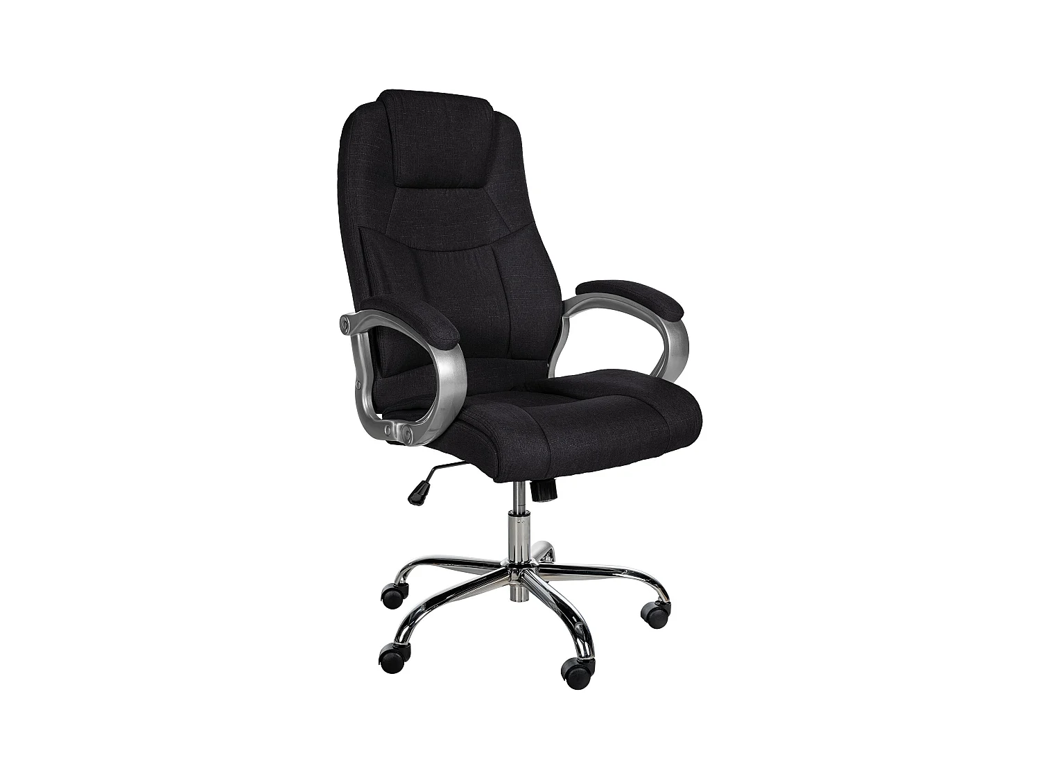 Chaise de bureau - Tissu - Noir - XL Apoll