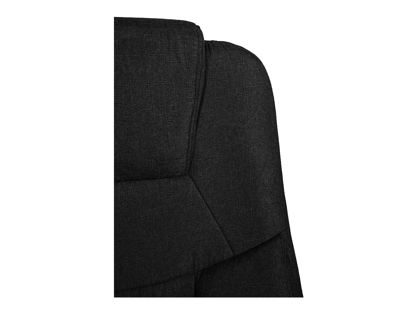 Chaise de bureau - Tissu - Noir - XL Apoll