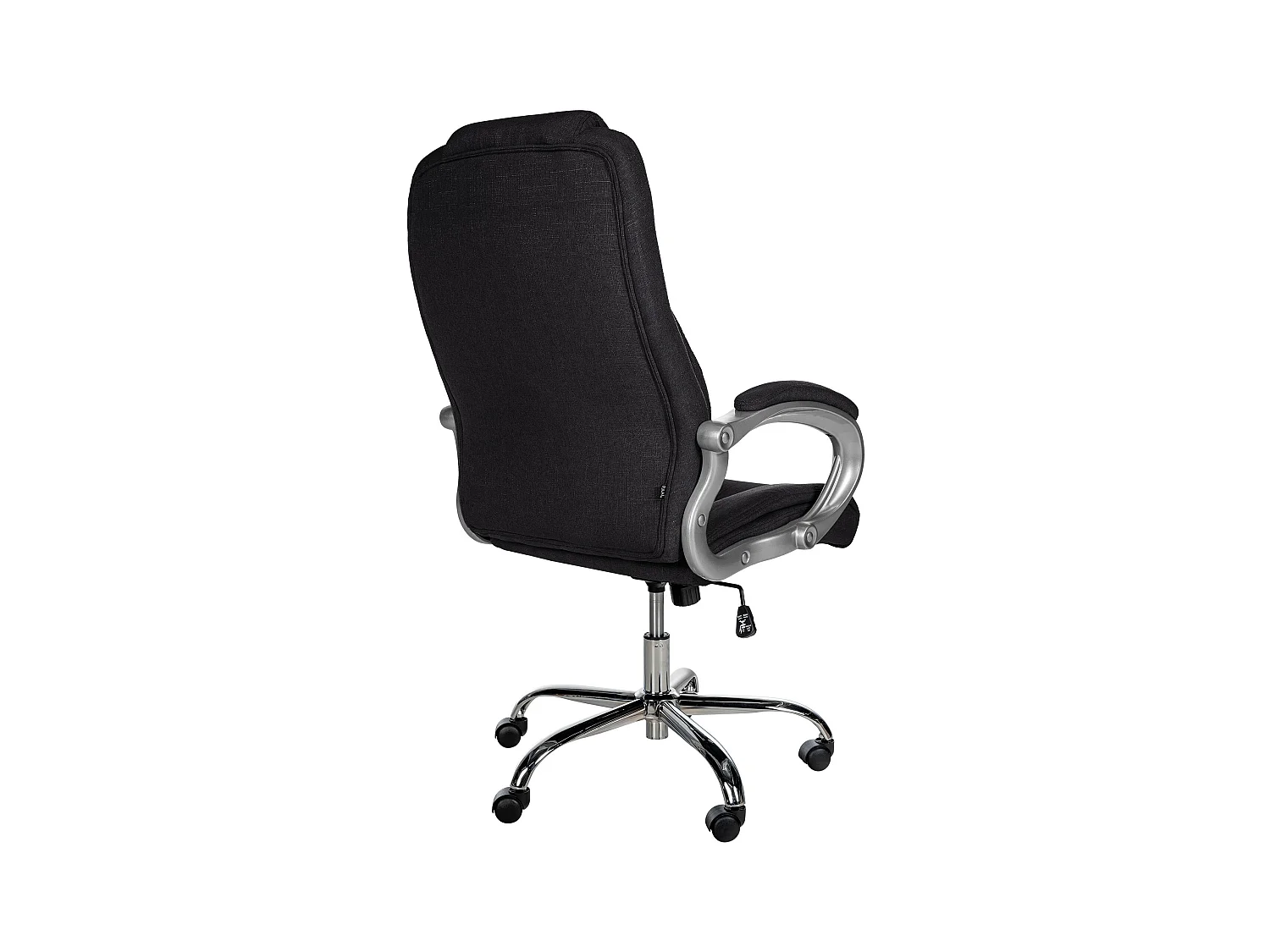 Chaise de bureau - Tissu - Noir - XL Apoll