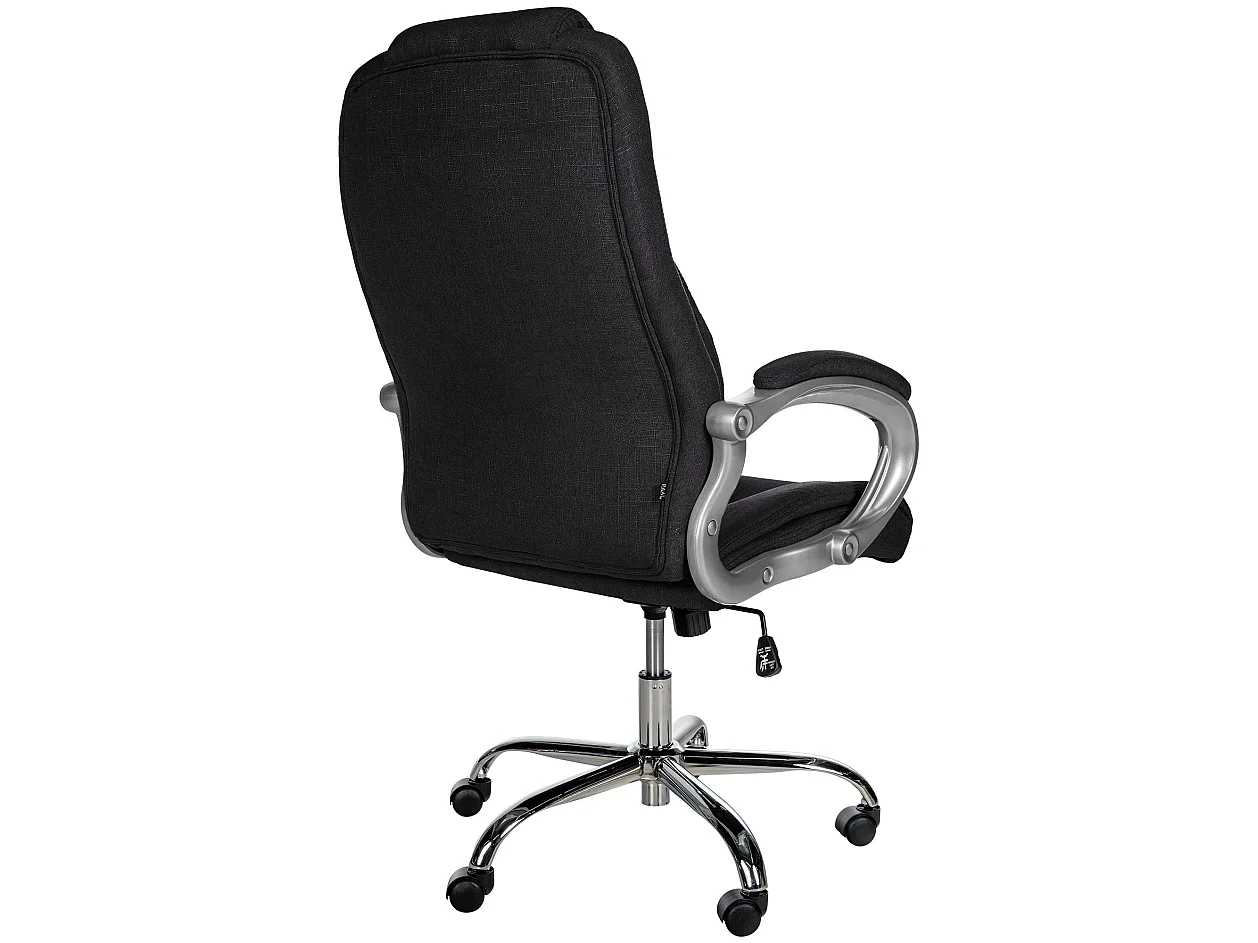 Chaise de bureau - Tissu & Nature - Noir - XL Apoll