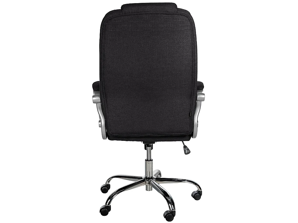 Chaise de bureau - Tissu & Nature - Noir - XL Apoll