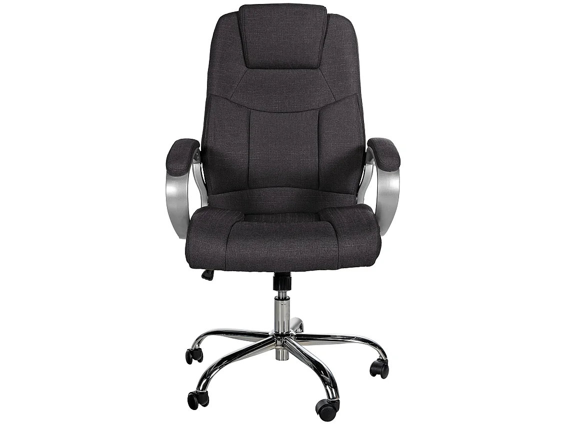 Chaise de bureau - Tissu & Nature - Noir - XL Apoll