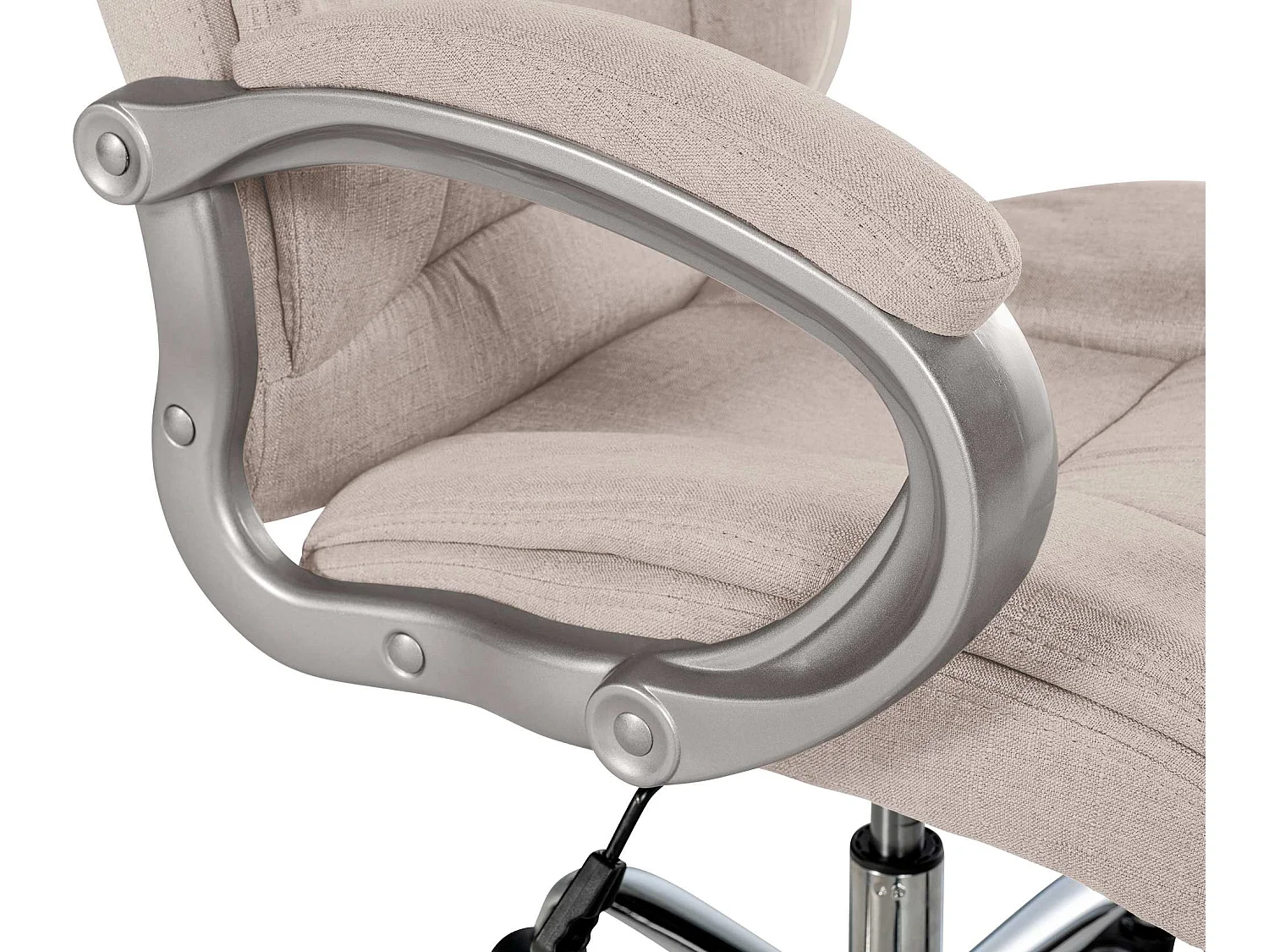 Bureaustoel - Stof - creme - XL Apoll