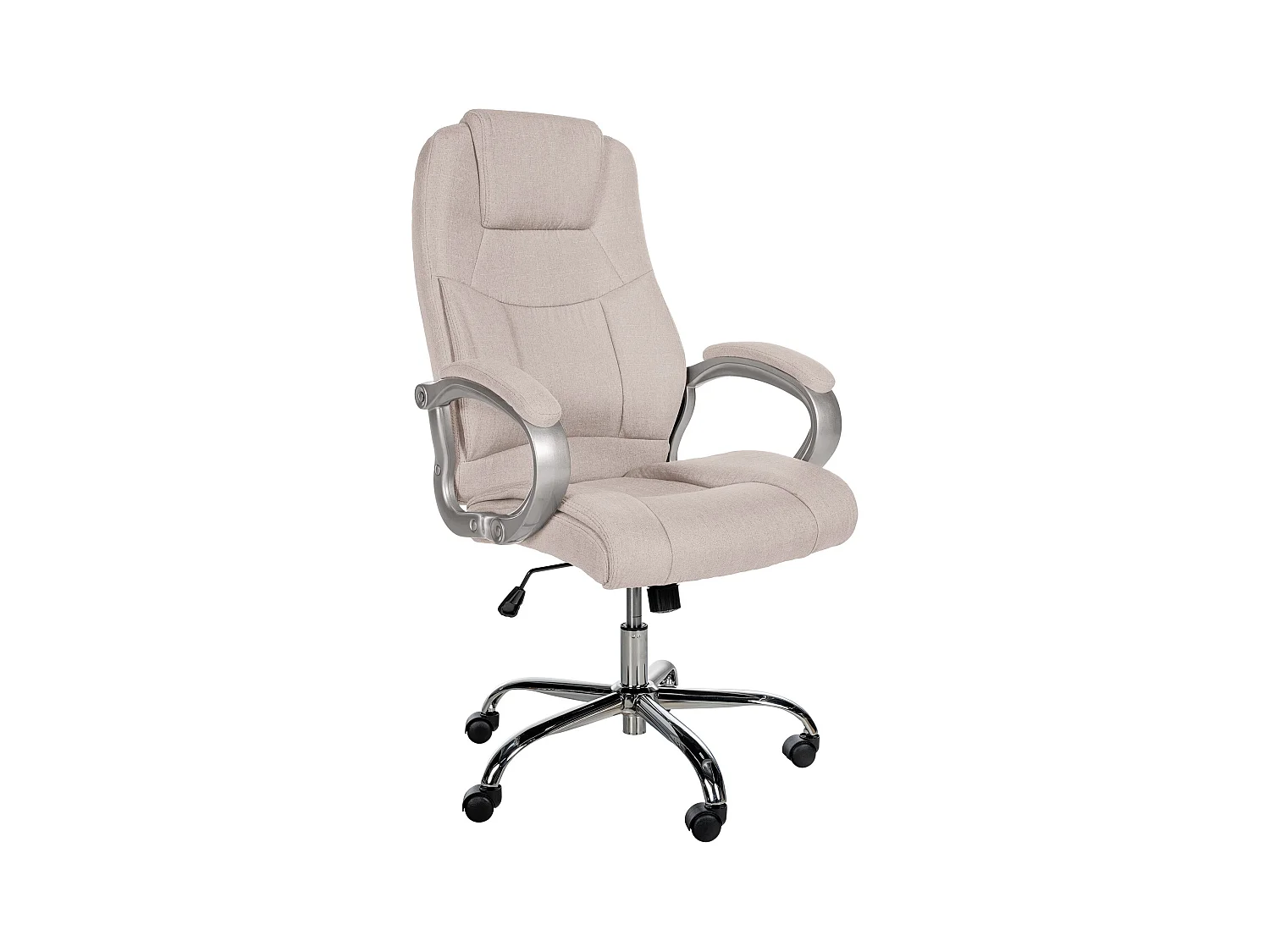 Chaise de bureau - Tissu - Crème - XL Apoll