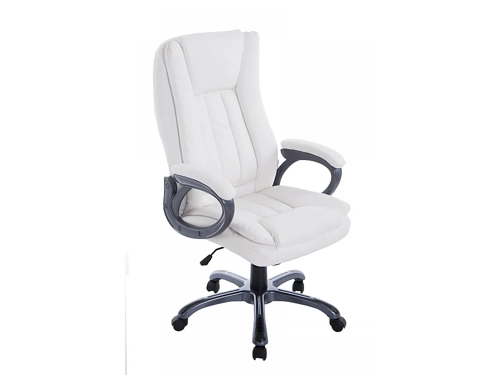 Chaise de bureau - Similicuir & Plastique - Blanc - XL Bern