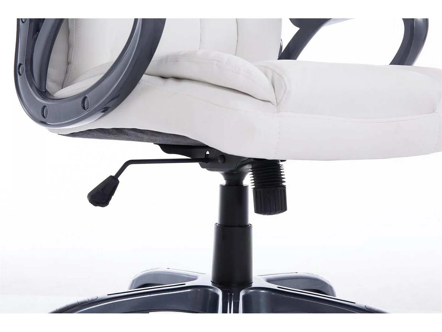 Chaise de bureau - Similicuir & Plastique - Blanc - XL Bern