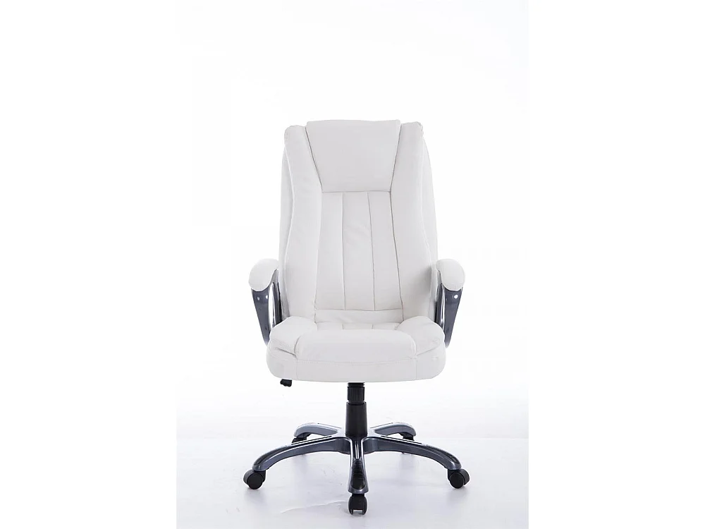 Chaise de bureau - Similicuir & Plastique - Blanc - XL Bern
