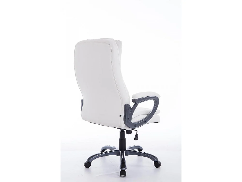 Chaise de bureau - Similicuir & Plastique - Blanc - XL Bern