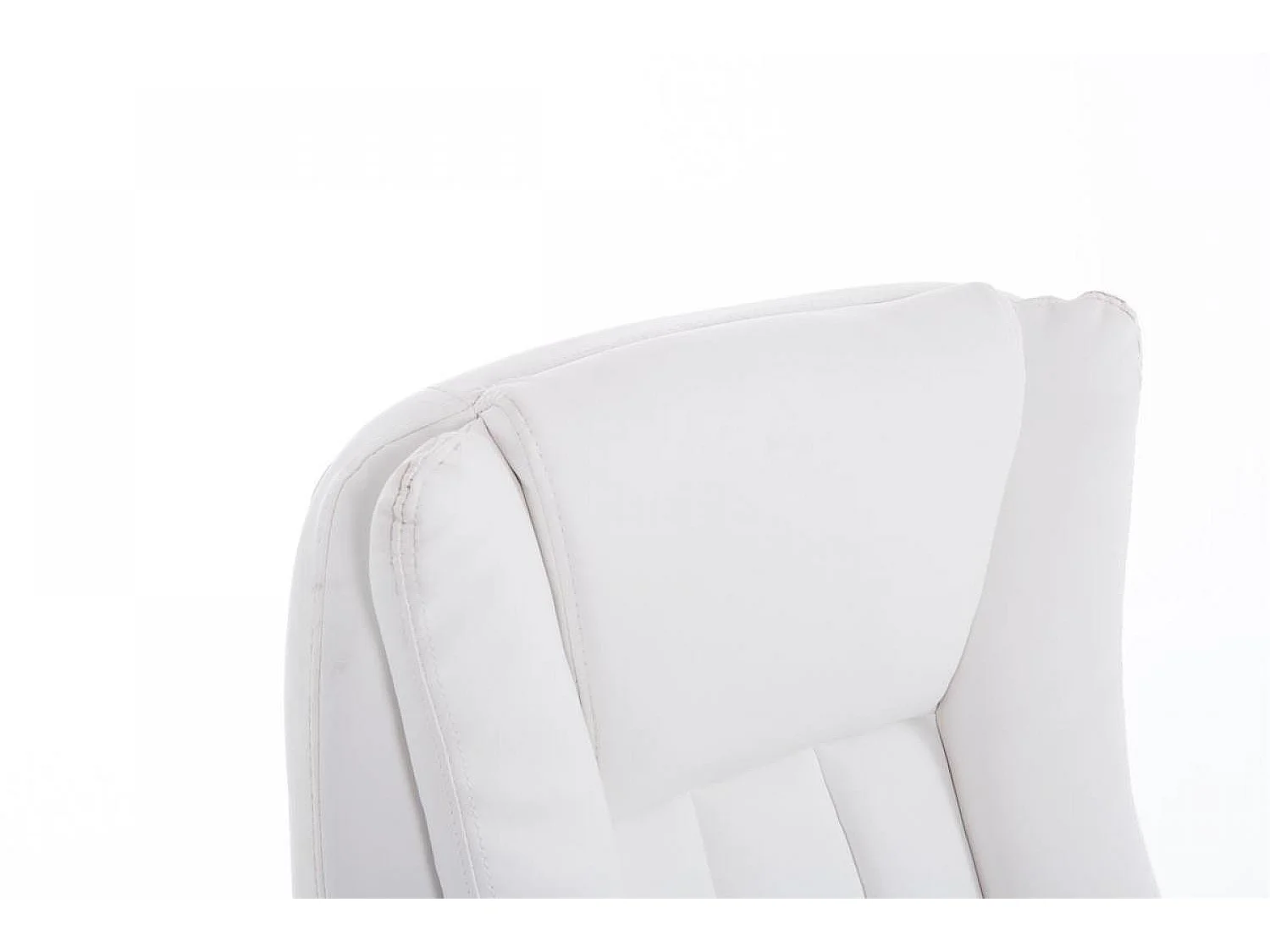 Chaise de bureau - Similicuir & Plastique - Blanc - XL Bern